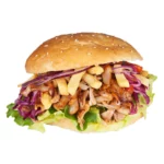 Mega Kebab im Taschenbrot