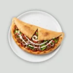 Pizza U-Boot (halb offen)