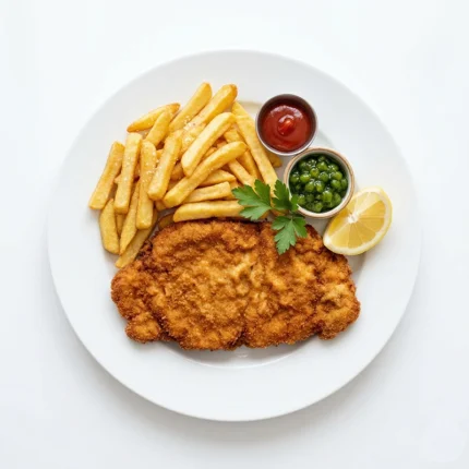 Hausgemachtes Poulet Schnitzel