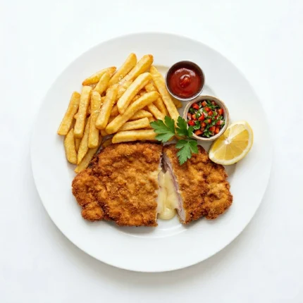 Hausgemachtes Schwein Cordon Bleu